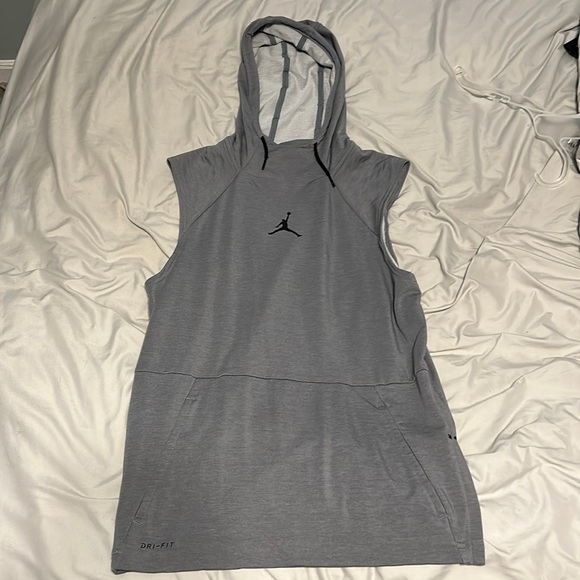 Jordan Other - Jordan Grey Hooded Tank Top Men’s Small